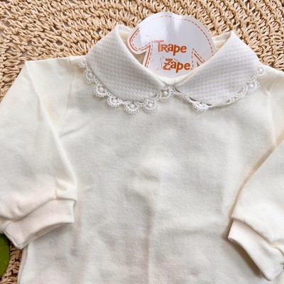 Body Gola Bordada Grypir Redondo - Off White Body Gola Bordada Grypir Redondo - Off White